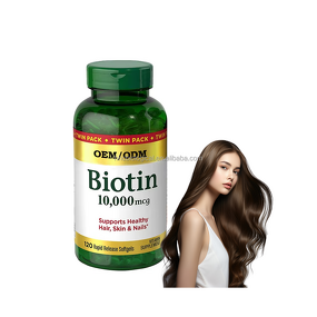 Biotin Softgel Capsules Manufacturer - 10000mcg for Hair Skin Nails & OEM