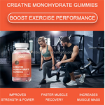 Creatine Monohydrate Gummies Manufacturer - Halal Certified 3000mg for Sports Nutrition