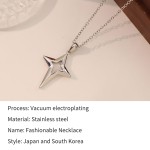 不锈钢星星项链供应商 - 镂空星星项圈精致不锈钢饰品