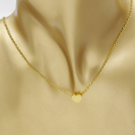 Stainless Steel Heart Pendant Necklace Factory - Waterproof Gold Plated Valentine Gift