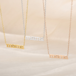 Stainless Steel Pendant Necklace Manufacturer - Custom Letter Mama Gold Plated Minimalist