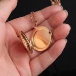 Stainless Steel Lockets Manufacturer - Custom Photo Pendant Mirror Polished Gold Plated