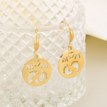 Stainless Steel Jewelry Set Supplier - Hollow Baby Feet Mama Necklace Bracelet Earrings