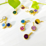 Stainless Steel Birthstone Charm Manufacturer - 12 Month Necklace Bracelet DIY Jewelry Making