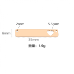 Stainless Steel Heart Pendant Manufacturer - Custom Hollow Charm Gold Plated Bulk