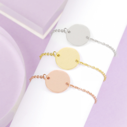 Stainless Steel Bracelet Manufacturer - Custom Engraved Logo Gold Plated Wholesale