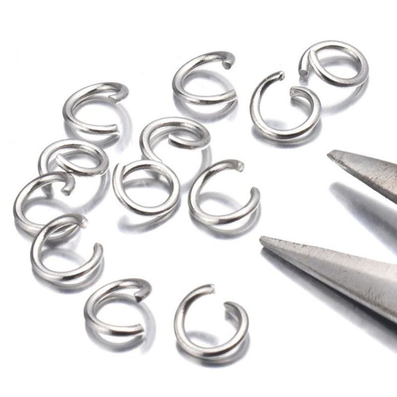 Stainless Steel Jump Rings Supplier - Bulk Gold Plated Open Jewelry Making Accessories