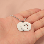 Stainless Steel Heart Pendant Necklace Supplier - Gold Plated Box Chain Valentine Gift