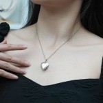 Stainless Steel Locket Necklace Supplier - Custom Gold Plated Love Photo Pendant Heart
