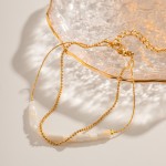 Stainless Steel Anklets Supplier - Gold Plated Shell Beaded Summer Beach Jewelry Girls