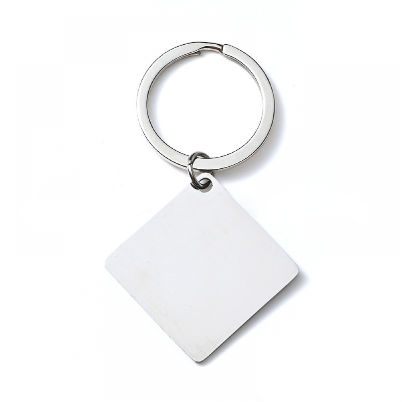 Stainless Steel Keychain Factory - Custom Logo Mirror Polished Engraved Key Holder Metal