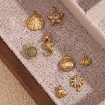 不锈钢吊坠工厂 - 多形状夏季海滩防水不褪色饰品