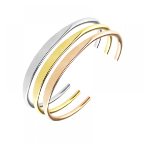 Stainless Steel Cuff Bracelet Manufacturer - Custom Engraved Gold Plated Bangle