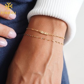 Stainless Steel Jewelry Set Factory - Mother's Day Gift Paper Clip Chain Necklace Bracelet