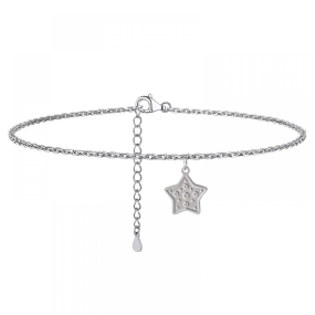 Stainless Steel Anklets Factory - PVD Plated Star Non Tarnish Water Proof Women 2024