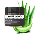 Men Face Cream Manufacturer - Anti-Aging with Aloe Vera, Hyaluronic Acid & Vitamin E