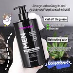 Men's Shower Gel Manufacturer - Sulfate-Free for Sensitive Skin with Centella