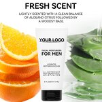 Men's Face Cream Manufacturer - Organic Herbal with Citrus Extract, Aloe Vera & Hyaluronic Acid