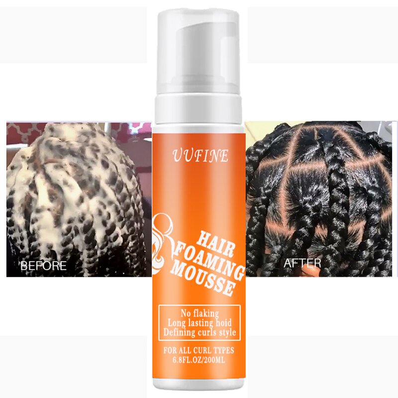 Hair Curl Mousse Manufacturer - Private Label for 4C Natural Hair Without Alcohol