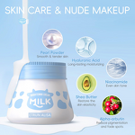Milk Moisturizing Facial Cream - Whitening Brightening Smooth Skin & Shrink Pores