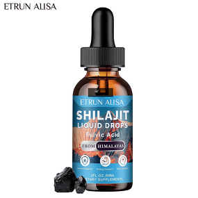 Shilajit Resin Drops Manufacturer - Pure Himalayan Organic 1000mg for Energy Support