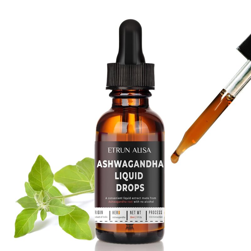 Ashwagandha KSM-66 Liquid Extract Manufacturer - Organic Vegan Mood Support Drops