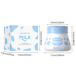 Milk Moisturizing Facial Cream - Whitening Brightening Smooth Skin & Shrink Pores