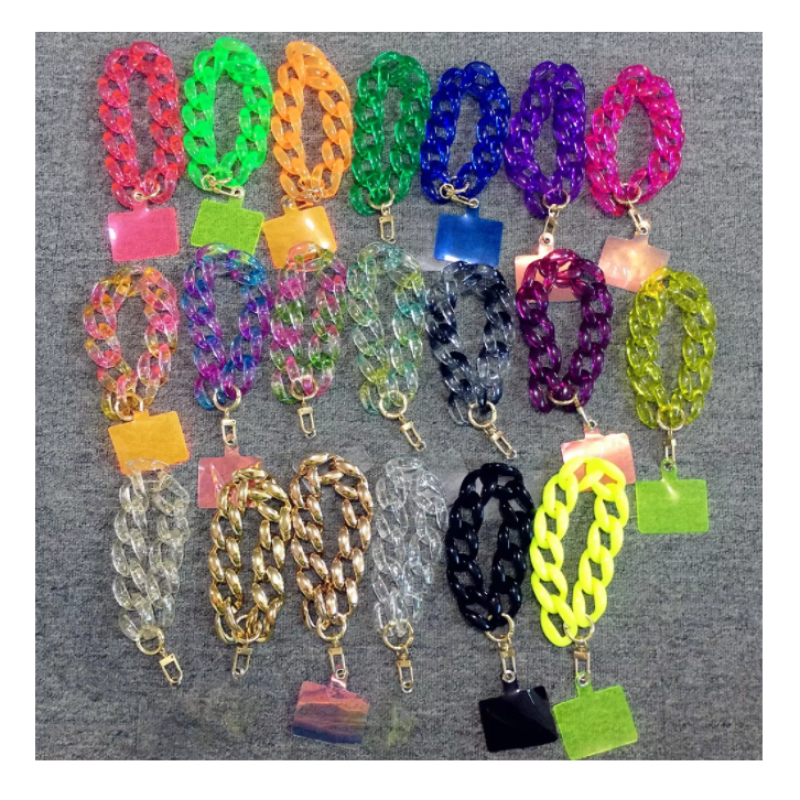 Clear Juice Chain Manufacturer - Hot 2025 Clear Juice Acrylic Phone Chain for Phone Case Lanyard Bag Women's Custom