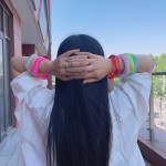 树脂手镯供应商-夸张炫目多彩时尚厚重树脂手镯派对宽版