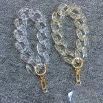 透明果汁链生产厂家-热销2025透明果汁亚克力手机链用于手机壳挂绳包女士定制
