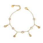 Foot Chain Manufacturer - 2025 Advanced Sense Stainless Steel Foot Chain New Fashionable Sexy Ankle Anklet with Zircon
