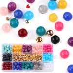 DIY Beads Supplier - Hot Selling DIY Necklace Bracelet Handmade Beaded Material 6mm Resin Beads 8mm Acrylic Rice Beads