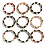 Fashionable Bracelet Manufacturer - Bestselling Fashionable and Unique Women's Hand Jewelry Bangles Geometric CCB Gold