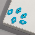 Natural Beads Manufacturer - Wholesale Natural Synthetic Pearl Turquoise Evil Eyes Shell Hamsa Hand Blue Fatima's Hand Beads