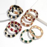 Fashionable Bracelet Manufacturer - Bestselling Fashionable and Unique Women's Hand Jewelry Bangles Geometric CCB Gold