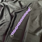 彩色链供应商-可爱简约色纯色链塑料厚重链节手包腋下包23cm