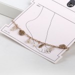 Bohemian Anklet Manufacturer - Wholesale European American Korean Popular Bohemian Style Pearl Crystal Alloy Small Pendant