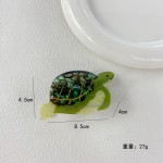 乌龟发夹供应商-女士发饰海洋动物乌龟发夹设计醋酸纤维趣味发爪夹