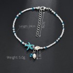 Starfish Anklet Factory - Beach and Ocean Style Summer Starfish Shell Beach Anklets for Fashionable Individual Simple