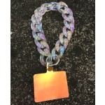 Handmade Chain Manufacturer - Ins New Hot Selling Handmade Mobile Phone Pendant Accessory Laser Marbling Acrylic Chain