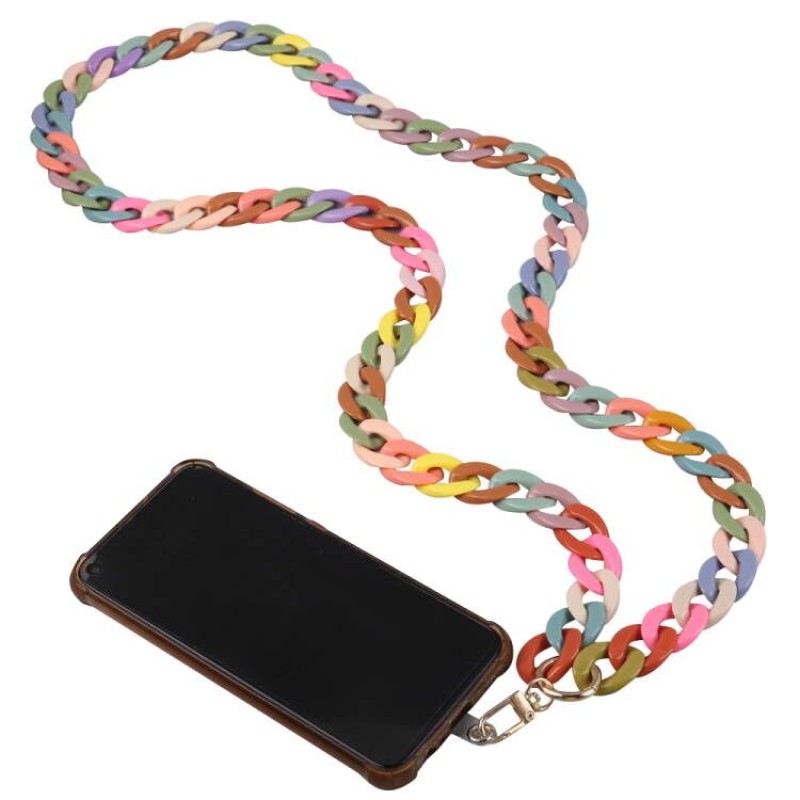 Phone Chains Factory - 2025 Summer Acrylic Mobile Phone Chains Lanyard Bag Chunky Crossbody Strap