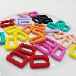 Geometric Button Manufacturer - Fashion Simple Geometric Resin Button Whole Package Candy Color Frosted Surface Cutout