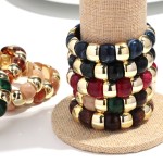 Fashionable Bracelet Manufacturer - Bestselling Fashionable and Unique Women's Hand Jewelry Bangles Geometric CCB Gold