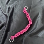 彩色链供应商-可爱简约色纯色链塑料厚重链节手包腋下包23cm