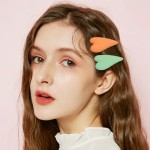 发夹生产厂家-时尚简约心形珠宝发饰8件套磨砂甜心发夹套装
