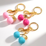 Cherry Keychain Manufacturer - Cute Casual Backpack Pendant Handbag Accessories Macaron Color Sweet Girl Acrylic Cherry