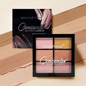 Vegan Face Makeup Palette Manufacturer - 6 Color Cream Concealer & Contour