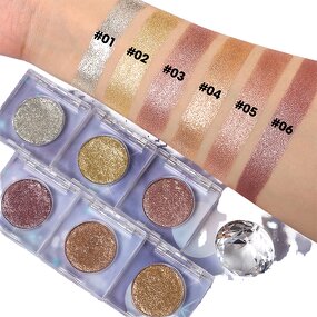 Eyeshadow Palette Manufacturer - Small Delicate High-Gloss Brightening Powder