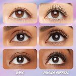 Surreal Extensions Manufacturer - 1 Count Washable Very Black for Mascara Volumizing and Lengthening