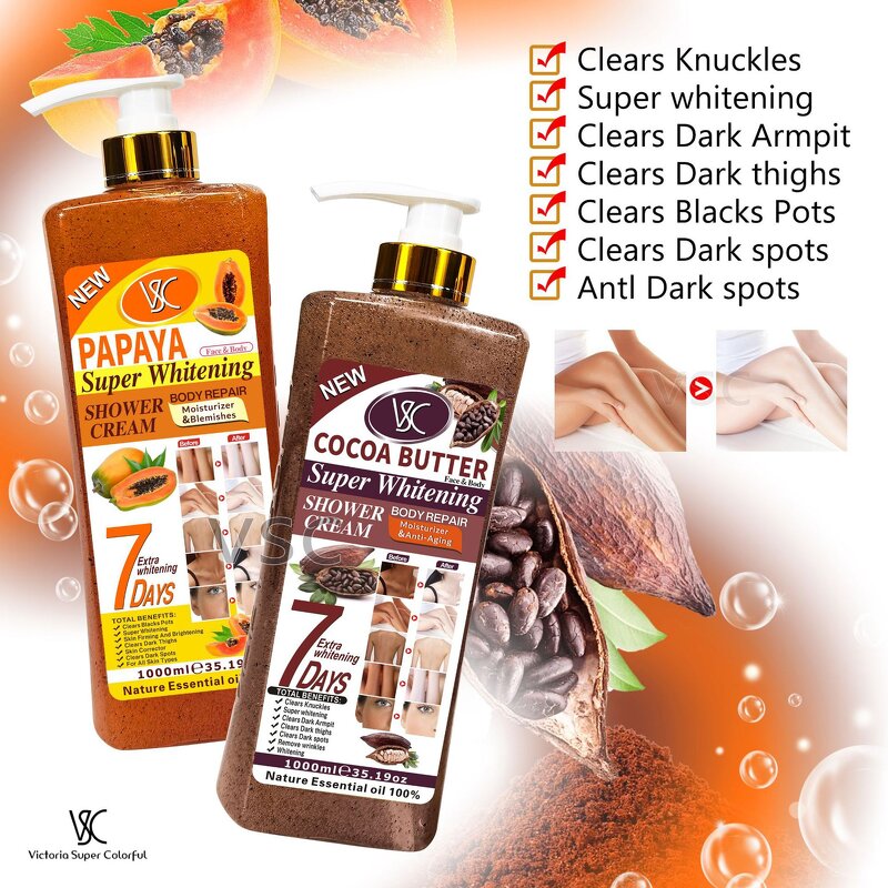 Whitening Shower Gel Manufacturer - Turmeric, Almond, Vitamin C & Carrot for Skin Refresh